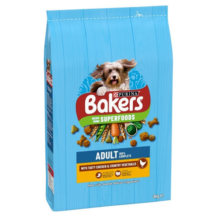 Bag of Bakers dog food 