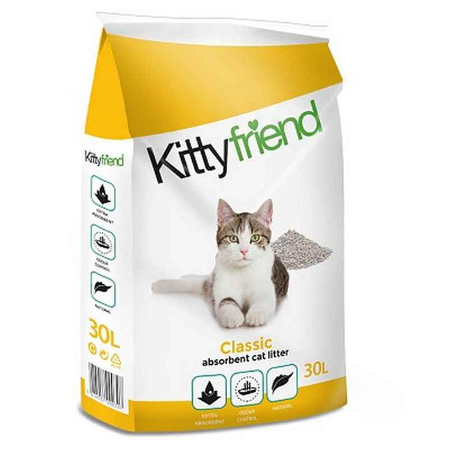 Kitty Friend Classice Cat Litter 30ltr