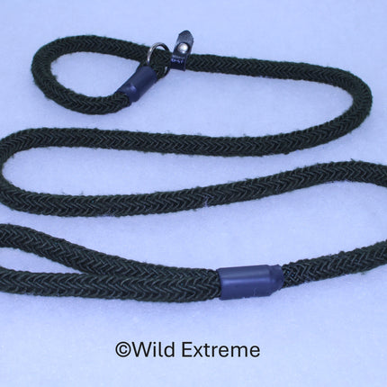 Lakeland Olive Green Dog Slip Lead made by Wild Extreme Cumbria UK