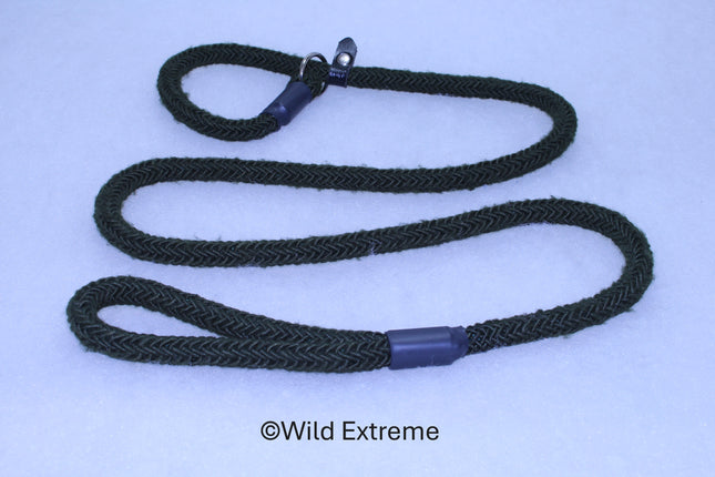 Lakeland Olive Green Dog Slip Lead made by Wild Extreme Cumbria UK