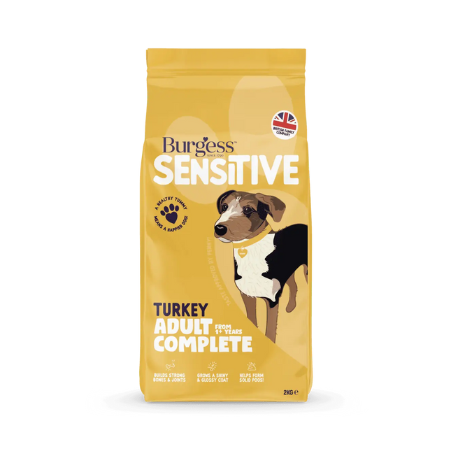 Burgess Turkey Sensitive Dog Food 2Kg