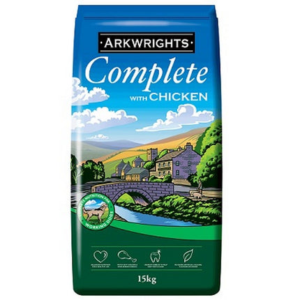 Arkwrights chicken flavour complete dog food 15kg