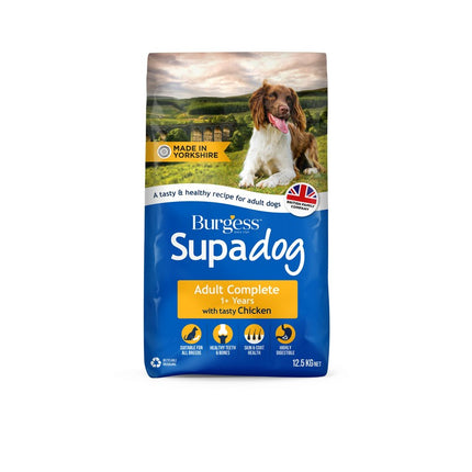 Burgess Supadog Chicken flavour complete dog food 12.5kg