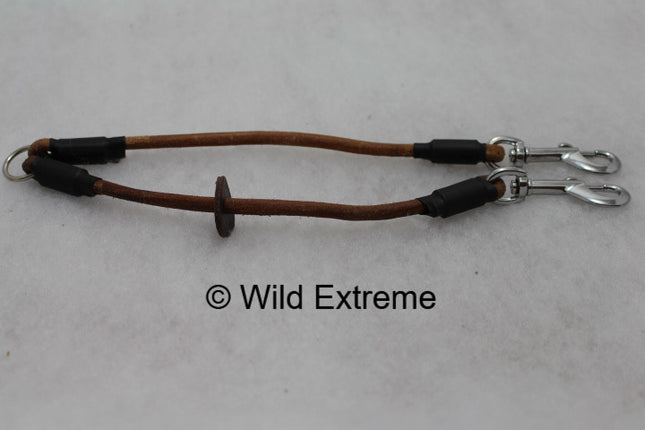Round Leather Dog Couple