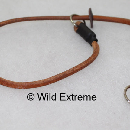 Round Leather Slip Collar