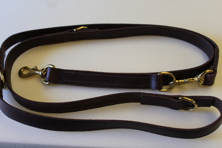 Leather Training Lead Police Style 25mm – Wild Extreme