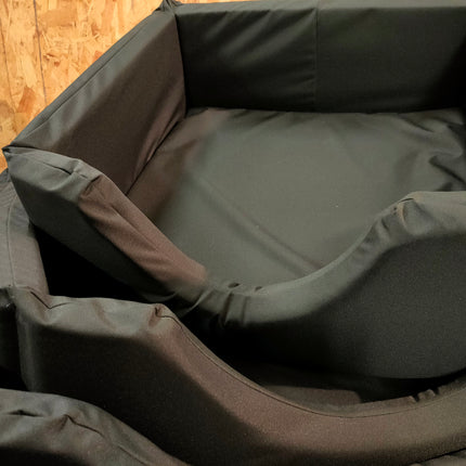 The Eden Collection Square Bed - Black Waterproof Fabric