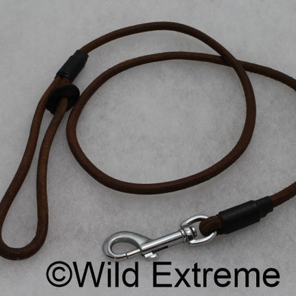 Round Leather Dog Lead